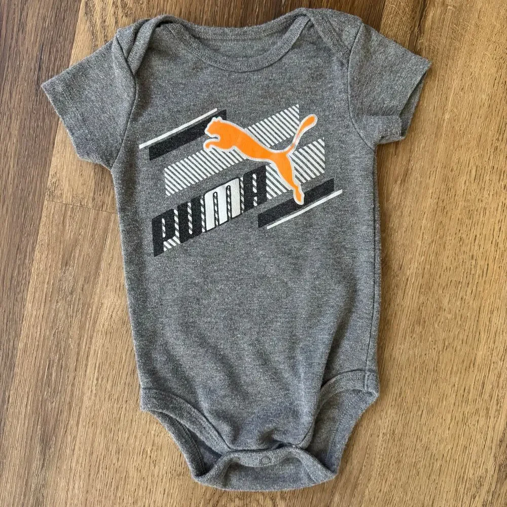 Puma Onesies, Long Sleeve & Short (2 included)